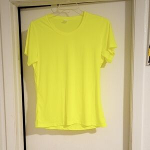 Sport-Tek Neon Yellow Women's Short Sleeve Tee